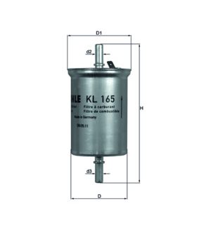 Filtr paliwa KNECHT KL165