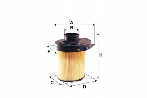 Filtr powietrza FILTRON AK 246