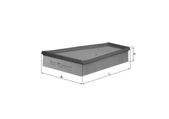 Filtr powietrza KNECHT LX694