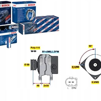 Alternator BOSCH 0 986 041 890